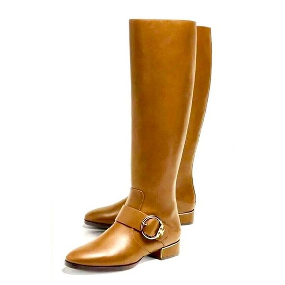 New! Tory Burch Women's Sofia Tall Riding Boots Size 7 M DD291